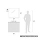 Duncan One Light Bath Vanity (3602-BA1 CH-WH)