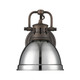 Duncan One Light Vanity (3602-BA1 RBZ-CH)