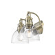 Duncan Two Light Vanity (3602-BA2 AB-CLR)