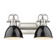 Duncan Two Light Bath Vanity (3602-BA2 PW-BK)