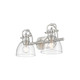 Duncan Two Light Vanity (3602-BA2 PW-CLR)