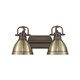 Duncan Two Light Vanity (3602-BA2 RBZ-AB)