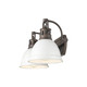Duncan Two Light Vanity (3602-BA2 RBZ-WHT)