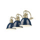 Duncan BCB Three Light Vanity (3602-BA3 AB-NVY)