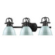 Duncan BCB Three Light Bath Vanity (3602-BA3 BLK-SF)
