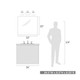 Duncan BCB Three Light Bath Vanity (3602-BA3 CH-BK)