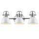 Duncan Three Light Bath Vanity (3602-BA3 CH-WH)