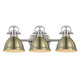Duncan Three Light Bath Vanity (3602-BA3 PW-AB)