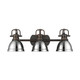 Duncan BCB Three Light Vanity (3602-BA3 RBZ-CH)