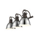 Duncan Three Light Vanity (3602-BA3 RBZ-CH)