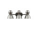 Golden - 3602-BA3 RBZ-PW - Three Light Vanity - Duncan - Rubbed Bronze