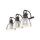 Duncan Three Light Vanity (3602-BA3 RBZ-PW)
