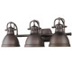 Duncan BCB Three Light Bath Vanity (3602-BA3 RBZ-RBZ)