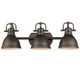 Duncan Three Light Bath Vanity (3602-BA3 RBZ-RBZ)