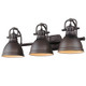 Duncan Three Light Bath Vanity (3602-BA3 RBZ-RBZ)