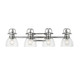 Duncan Four Light Vanity (3602-BA4 CH-CLR)
