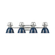 Duncan Four Light Vanity (3602-BA4 CH-NVY)
