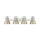 Duncan Four Light Vanity (3602-BA4 PW-AB)