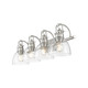 Duncan Four Light Vanity (3602-BA4 PW-CLR)