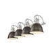 Duncan Four Light Vanity (3602-BA4 PW-RBZ)
