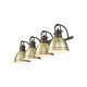Duncan Four Light Vanity (3602-BA4 RBZ-AB)
