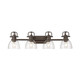 Duncan Four Light Vanity (3602-BA4 RBZ-CLR)