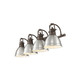 Duncan Four Light Vanity (3602-BA4 RBZ-PW)