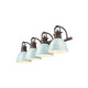 Duncan Four Light Vanity (3602-BA4 RBZ-SF)