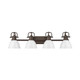 Duncan Four Light Vanity (3602-BA4 RBZ-WH)