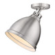 Duncan One Light Flush Mount (3602-FM PW-PW)
