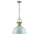 Duncan One Light Pendant (3602-L AB-SF)