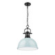 Duncan One Light Pendant (3602-L BLK-SF)