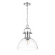 Duncan One Light Pendant (3602-L CH-CLR)
