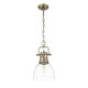 Duncan One Light Pendant (3602-S AB-CLR)