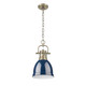 Duncan One Light Pendant (3602-S AB-NVY)
