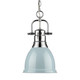 Golden - 3602-S CH-SF - One Light Pendant - Duncan - Chrome