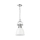 Duncan One Light Pendant (3602-S CH-WH)