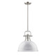 Duncan One Light Pendant (3604-L PW-WH)