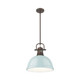 Duncan One Light Pendant (3604-L RBZ-SF)