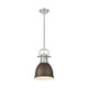 Duncan One Light Pendant (3604-S PW-RBZ)