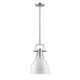 Duncan One Light Pendant (3604-S PW-WH)