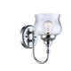 Golden - 3610-1W CH-CLR - One Light Wall Sconce - Daphne - Chrome