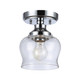 Daphne One Light Semi-Flush Mount (3610-SF CH-CLR)
