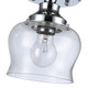 Daphne One Light Semi-Flush Mount (3610-SF CH-CLR)