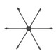 Kennedy Six Light Chandelier (3690-6 NB)