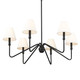 Kennedy Six Light Chandelier (3690-6 NB-IL)