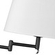 Eleanor One Light Swing Arm (3692-A1W BLK-MWS)