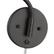 Ryleigh One Light Swing Arm (3694-A1W BLK-NS)