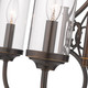 Quincy Five Light Chandelier (3718-5 CDB-CLR)