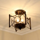 Quincy Three Light Semi-Flush Mount (3718-SF CDB-CLR)